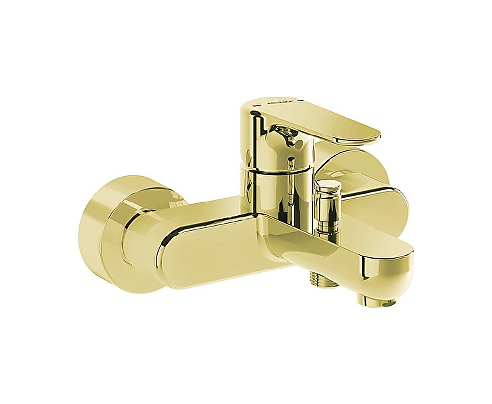 Sifon kumandalı olduğundan taşma Banyo bataryası Soft altın